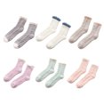 thumbnail image 2 of Naiovety 1 par de calcetines cálidos gruesos de invierno frío, calcetines suaves y transpirables para cama, accesorio de calcetería cómodo para el Suministros térmicos Rosado Naiovety HA071038-06, 2 of 5