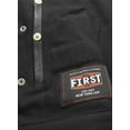 thumbnail image 4 of First Mfg Co - Lowrider - Men's Motorcycle Biker Riding Black Twill Vest - Large, 4 of 4