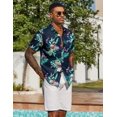 thumbnail image 2 of COOFANDY Men's Hawaiian Shirt Summer Beach Casual Short Sleeve Button Down Shirts Printed Clothing, 2 of 6