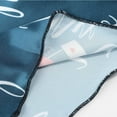 thumbnail image 4 of Camisón de manga larga Gibobby para mujer Conjunto de 2 piezas Estampado Azul marino, 4 of 5