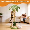 thumbnail image 5 of 40'' Tall Cat Scratcher with Sisal Rope,Cat Scratching Posts for Indoor Cats with Interactive Ball,Self Groomer with Hanging Ball for for Kittens Adults Cats, 5 of 7
