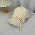 thumbnail image 6 of SikaFu Korean Hat, Versatile For Women In Spring And Summer, Bow Baseball Hat, Korean Version, Breathable, Sun Shading, Small Face, Soft Top Duckbill Hat, 6 of 8