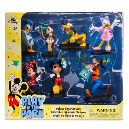 Disney Parks Mickey & Friends Safari Figure Playset Play Set New