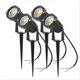 thumbnail image 1 of 4PCS Waterproof IP65 Garden Lawn Lamps Spike Bulb,Warm Light, 1 of 5
