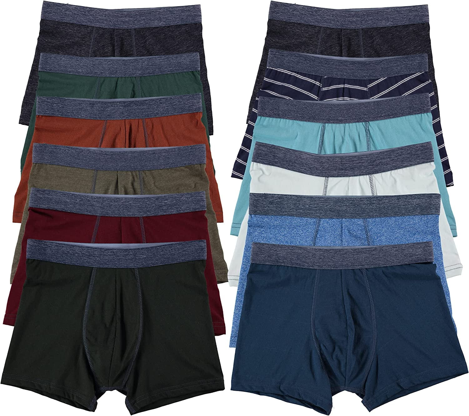 Wholesale Colorful New Year Design Print Comfort Cotton Men Boxers
