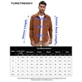 thumbnail image 5 of Men's Casual Shirt Corduroy Plaid Button Down Work Shirt Jacket with Pocket Shirts, 5 of 5