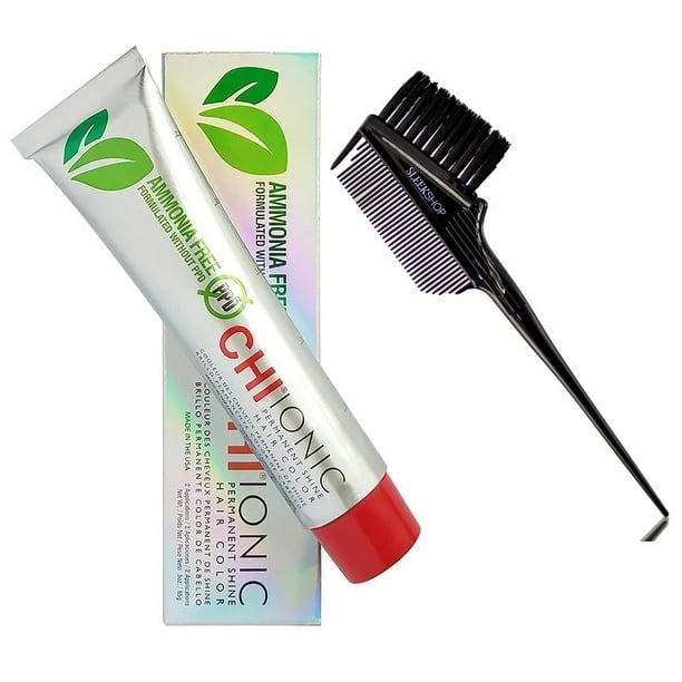 7CG Dark Copper Golden Blonde , CHI by Farouk Ionic Permanent Shine Hair Color Dye, Ammonia