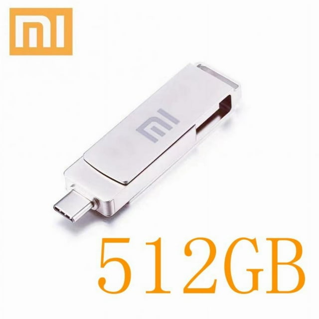 Original Xiaomi 2TB USB 3.2 Flash Drive U Disk Type-C Interface High Speed 1TB Large Capacity Metal Waterproof Memoria USB Stick