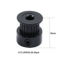 thumbnail image 2 of BE-TOOL Aluminum Alloy Gear Pulley Toothed Belt Pulley 16T / 20T for 3D Printer Onner Hole 4mm/5mm/6mm/6.35mm/8mm Black/Silver, 2 of 8