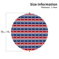 thumbnail image 2 of Fuzoiu Fourth Of July Print Leather Coasters Set,Drink Coasters Set of 4,for Tabletop Protection, Durable PVC Coasters,Home Décor and Housewarming Gift-Round Shape, 2 of 6