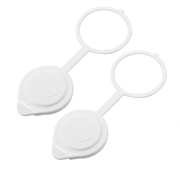 2pcs MR597536 White Windshield Wiper Washer Fluid Reservoir Tank Bottle Cap Cover for Mitsubishi Outlander 2007-2020