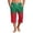 Green, variant on Mens Capri Pants Elastic Waist Drawstring Workout Gym Joggers Summer Gradient Pajama Shorts Casual Sweat Blue M