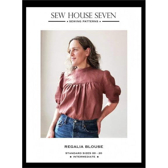 Regalia Blouse Standard 00 - 20 Sewing Pattern from Sew House Seven