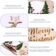 thumbnail image 3 of Letrero de madera de Feliz Navidad, decoración navideña rústica, árbol de Navidad de ángel con copo de nieve hueco de madera para decoración interior y exterior Sailing Electrónica, 3 of 5