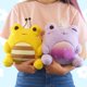 thumbnail image 5 of Cuddle Barn Plushgoals - Bumble Wawa Super Suave Lindo Kawaii Froggie Vestido Como Abeja Coleccionable Peluche Animal Peluche 9 Pulgadas, 5 of 5
