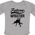 thumbnail image 4 of Inktastic Wrestling Future Wrestler Boys Long Sleeve Baby Bodysuit, 4 of 5