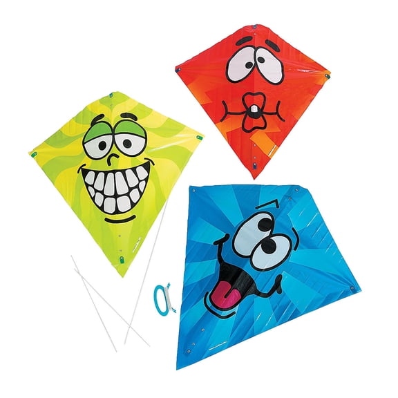 Fun Express Silly Faces Kites Party Favors 12 Pieces