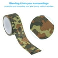 thumbnail image 3 of Uxcell Camouflage Tape 2" x 5.5 Yards, 3 Pack Self Adhesive Protective Camo Tape Wrap Waterproof Bandage, Dark Camo, 3 of 5
