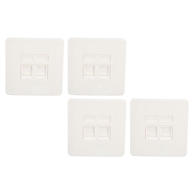 Ethernet Wall Outlet,30pcs Ethernet Wall Plate R Wall Plate R Outlet Plate Streamlined Design