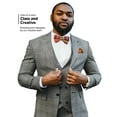 thumbnail image 6 of Vittorio Farina Kente Bow Tie & Pocket Square, 6 of 50