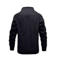 thumbnail image 3 of DYMADE Men's Winter Full Zip Lined Stand-Up Collar Long Sleeve Anorak Jacket Coat, 3 of 3