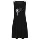 thumbnail image 4 of Moda mujer casual sexy cuello redondo impresión encaje sin mangas mini vestido Fridja  hj409, 4 of 8