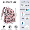 thumbnail image 6 of Rottweiler Dogs with Flowers Backpack for School,Cute School Bag,Schoolbag with Adjustable Shoulder Straps & Padded Back,13.4"x11"x4.7", 6 of 6