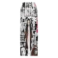 thumbnail image 5 of Demon Slayer Nezuko Pajama Pants Long Sleep Pants Soft Elastic Waist PJ Bottoms Lounge Pants, 5 of 7