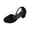 Black, variant on Women Suede Ankle Strap Block Heel Pumps Comfortable Footwear For Office Party Casual Outdoor Daily Activities