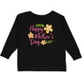 thumbnail image 3 of Inktastic Happy Mothers Day with Flowers Boys or Girls Long Sleeve Toddler T-Shirt, 3 of 5