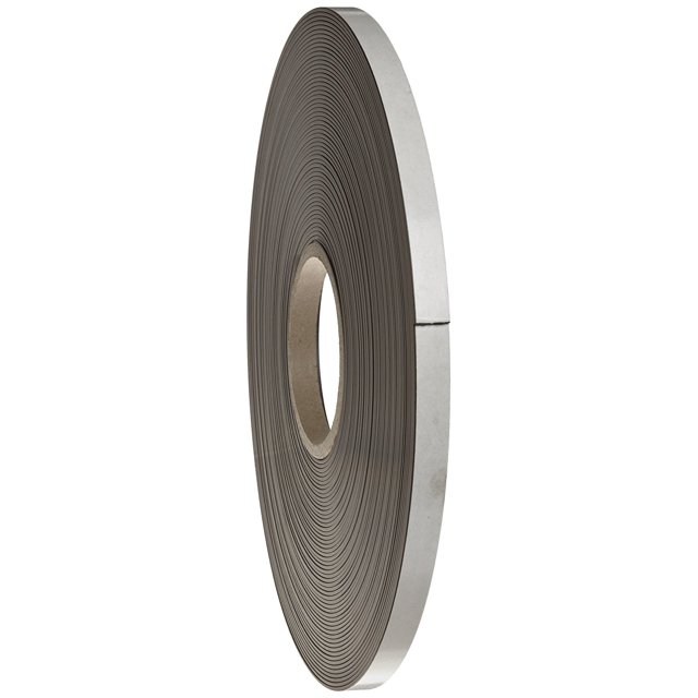 High Energy Flexible Magnet Strip, 1/16" Thick, 1/2" Wide, 100' Length (1 Roll)