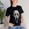 thumbnail image 5 of Halloween Aged Ghostface Mask Short Sleeve T-Shirt, 5 of 6