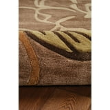 Linon Trio Space Dyed Floral Area Rug - Walmart.com