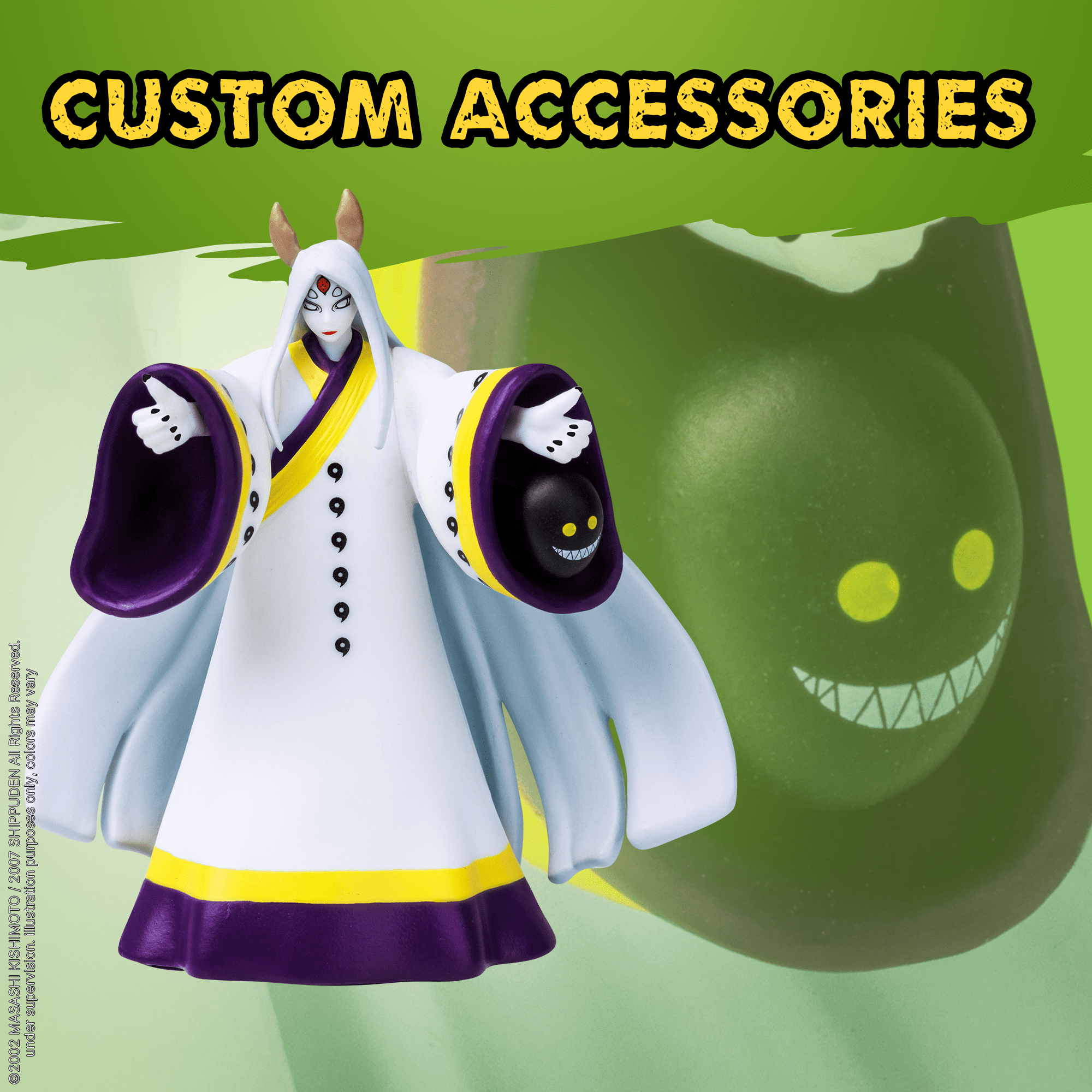 Naruto Shippuden Infinite Tsukuyomi Mini Figure Rinne Sharingan Moon Capsule