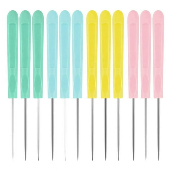 Cookie Decorating Scribe Supplies Icing Scribe Tool for Cake Diy Craft Leather Awl Tool Sewing (12 Pcs)