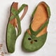 thumbnail image 1 of Sandalias de mujer de gran tamaño, cómodas y transpirables, sandalias planas huecas sencillas y generosas de verano para mujer, 1 of 5