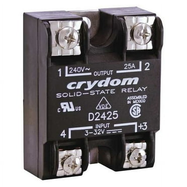 Crydom Solid State Relay,In 3 to 32VDC,75  D2475