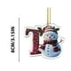 thumbnail image 4 of Adornos navideños con letras 2025, colgante de ciervo navideño, decoración de madera para mesa, adornos personalizados, 4 of 4