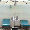 thumbnail image 5 of 17" Large Outdoor Beach Umbrella Table Tray With 4 Cup Holders, 4 Snack Compartments, 5 of 5