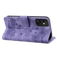 thumbnail image 6 of Decase Wallet Case for Samsung Galaxy A54 5G, Magnetic PU Leather Wallet Flip Protective Phone Case Wrist Strap Card Slots Holder Pocket Shockproof Emboss Floral Stand Case, Purple, 6 of 7