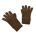 thumbnail image 3 of YOTMKGDO Motorcycle Gloves, Winter Unisex Knitted Wool Warm Gloves Solid Color Fingerless Mitts Cold Gloves, 3 of 3