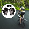 thumbnail image 3 of Guantes de Ciclismo Amortiguación de Medio Deportes Sin s - Gray S Sunnimix Guantes de ciclismo, 3 of 7