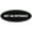 Black, variant on Signs ByLITA Oval Not An Entrance Sign - Laser-Engraved Lettering | Durable ABS Plastic | Vibrant Colors | Powerful Foam Tape (White) - Small