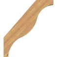 thumbnail image 3 of 3 1/2"W x 28"D x 32"H Funston Smooth Knee Brace, Western Red Cedar, 3 of 4