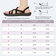 thumbnail image 6 of MEGNYA Women's Comfortable Walking Sandals with Arch Support, Athletic Hiking Sandals Outdoor, Soft Water Sandals Beach Poolside Travel, 6 of 8