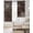 Brown, variant on Red Flowers Black Out Curtains 72 Inch Long, Light Blocking Drapes with Black Liner, Spring Floral Botanical Modern Art Thermal Insulated Blackout Curtains for Bedroom Living Room 52"x72" 2 Panels