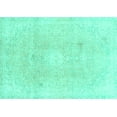 thumbnail image 1 of Ahgly Company Indoor Rectangle Abstract Turquoise Blue Modern Area Rugs, 7' x 9', 1 of 4