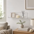 thumbnail image 4 of Clear Acrylic Record Holder, Wall Mount Vinyl Display Shelf, Anti-Scratch Album Frame, Wall Decor Organizer for Music Record Collection And Display,Clear, 4 of 6