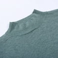 thumbnail image 6 of DHFJKG Women Knit Sweater Half Turtleneck Classic Fit Solid Color Pullover Sweater For Autumn Winter Long Sleeve Mockneck Lightweight Cozy Tops, 6 of 8