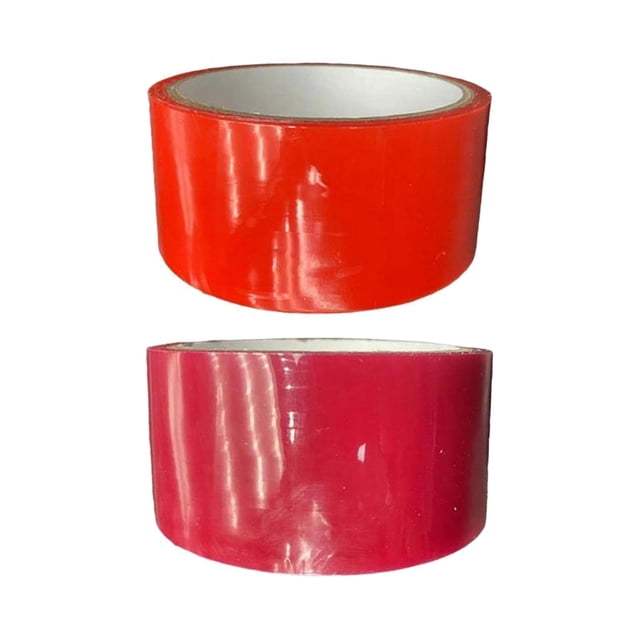 2 Uds Divertidos Juguetes De Descompresión Sunnimix Sticky Ball Rolling Tapes Rojo Cereza Rojo
